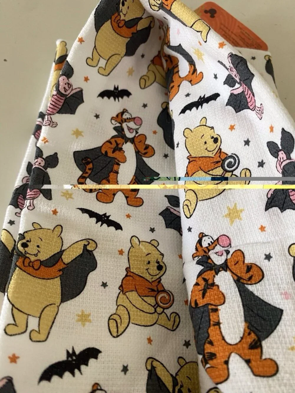 2 Pack Disney Winnie The Pooh & Friends Halloween Kitchen Towels 16 X 26” NEW